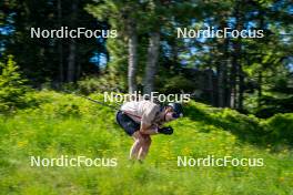 27.06.2024, Lavaze, Italy (ITA): Sturla Holm Laegreid (NOR) - Biathlon summer training, Lavaze (ITA). www.nordicfocus.com. © Barbieri/NordicFocus. Every downloaded picture is fee-liable.