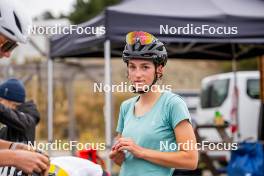 20.09.2024, Font-Romeu, France (FRA): Marine Debloem (BEL) - Biathlon summer training, Font-Romeu (FRA). www.nordicfocus.com. © Authamayou/NordicFocus. Every downloaded picture is fee-liable.