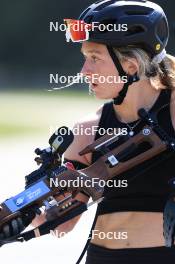 18.07.2024, Lenzerheide, Switzerland (SUI): Grace Castonguay (USA) - Biathlon summer training, Lenzerheide (SUI). www.nordicfocus.com. © Manzoni/NordicFocus. Every downloaded picture is fee-liable.