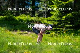 27.06.2024, Lavaze, Italy (ITA): Sturla Holm Laegreid (NOR) - Biathlon summer training, Lavaze (ITA). www.nordicfocus.com. © Barbieri/NordicFocus. Every downloaded picture is fee-liable.