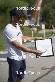 18.06.2024, Correncon-en-Vercors, France (FRA): Simon Fourcade (FRA) - Biathlon summer training, Correncon-en-Vercors (FRA). www.nordicfocus.com. © Joly/NordicFocus. Every downloaded picture is fee-liable.