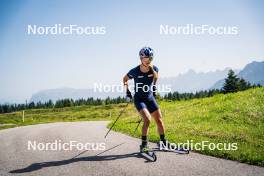 31.07.2024, Lavaze, Italy (ITA): Anna Gandler (AUT) - Biathlon summer training, Lavaze (ITA). www.nordicfocus.com. © Barbieri/NordicFocus. Every downloaded picture is fee-liable.