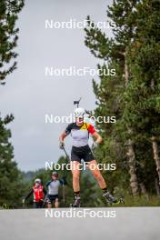 20.09.2024, Font-Romeu, France (FRA): Maya Cloetens (BEL) - Biathlon summer training, Font-Romeu (FRA). www.nordicfocus.com. © Authamayou/NordicFocus. Every downloaded picture is fee-liable.