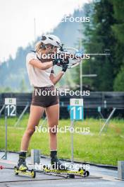 17.07.2024, Martell, Italy (ITA): Hanna Auchentaller (ITA) - Biathlon summer training, Martell (ITA). www.nordicfocus.com. © Barbieri/NordicFocus. Every downloaded picture is fee-liable.