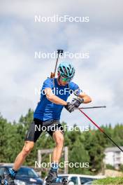 17.08.2024, Font-Romeu, France (FRA): Axel Garnier (FRA) - Biathlon summer training, Font-Romeu (FRA). www.nordicfocus.com. © Authamayou/NordicFocus. Every downloaded picture is fee-liable.