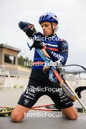 02.07.2024, Premanon, France (FRA): Oscar Lombardot (FRA) - Biathlon summer training, Premanon (FRA). www.nordicfocus.com. © Manzoni/NordicFocus. Every downloaded picture is fee-liable.