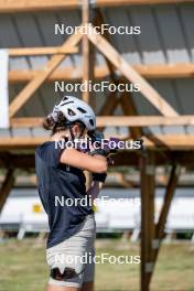 17.08.2024, Font-Romeu, France (FRA): Célia Henaff (FRA) - Biathlon summer training, Font-Romeu (FRA). www.nordicfocus.com. © Authamayou/NordicFocus. Every downloaded picture is fee-liable.