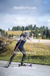 22.10.2024, Lavaze, Italy (ITA): Maren Hjelmeset Kirkeeide (NOR) - Biathlon summer training, Lavaze (ITA). www.nordicfocus.com. © Vanzetta/NordicFocus. Every downloaded picture is fee-liable.