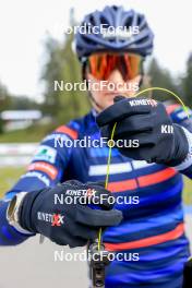 15.09.2024, Lenzerheide, Switzerland (SUI): Lou Jeanmonnot (FRA) - Sommer Nordic Event 2024, Sommer Biathlon Cup, Lenzerheide (SUI). www.nordicfocus.com. © Manzoni/NordicFocus. Every downloaded picture is fee-liable.