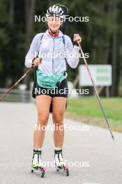 05.09.2024, Lenzerheide, Switzerland (SUI): Ida Lien (NOR) - Biathlon summer training, Lenzerheide (SUI). www.nordicfocus.com. © Manzoni/NordicFocus. Every downloaded picture is fee-liable.