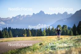 22.10.2024, Lavaze, Italy (ITA): Ida Lien (NOR) - Biathlon summer training, Lavaze (ITA). www.nordicfocus.com. © Vanzetta/NordicFocus. Every downloaded picture is fee-liable.