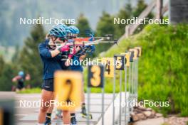 15.06.2024, Lavaze, Italy (ITA): Sara Andersson (SWE) - Biathlon summer training, Lavaze (ITA). www.nordicfocus.com. © Barbieri/NordicFocus. Every downloaded picture is fee-liable.