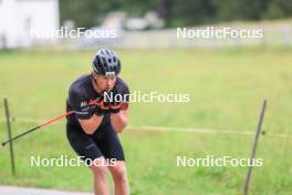 04.09.2024, Lenzerheide, Switzerland (SUI): Johannes Dale-Skjevdal (NOR) - Biathlon summer training, Lenzerheide (SUI). www.nordicfocus.com. © Manzoni/NordicFocus. Every downloaded picture is fee-liable.