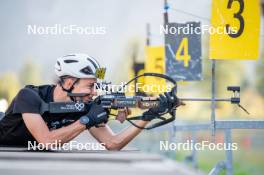 29.08.2024, Bessans, France (FRA): Eric Perrot - Biathlon summer training, Bessans (FRA). www.nordicfocus.com. © Authamayou/NordicFocus. Every downloaded picture is fee-liable.