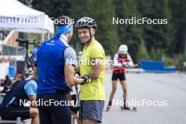 27.08.2024, Martell, Italy (ITA): Elia Zeni (ITA) - Biathlon summer training, Martell (ITA). www.nordicfocus.com. © Vanzetta/NordicFocus. Every downloaded picture is fee-liable.