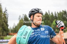 04.09.2024, Lenzerheide, Switzerland (SUI): Vetle Sjaastad Christiansen (NOR) - Biathlon summer training, Lenzerheide (SUI). www.nordicfocus.com. © Manzoni/NordicFocus. Every downloaded picture is fee-liable.