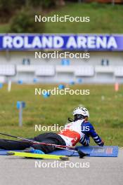 15.09.2024, Lenzerheide, Switzerland (SUI): Eric Perrot (FRA) - Sommer Nordic Event 2024, Sommer Biathlon Cup, Lenzerheide (SUI). www.nordicfocus.com. © Manzoni/NordicFocus. Every downloaded picture is fee-liable.