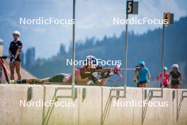 06.08.2024, Lavaze, Italy (ITA): Anna Gandler (AUT) - Biathlon summer training, Lavaze (ITA). www.nordicfocus.com. © Barbieri/NordicFocus. Every downloaded picture is fee-liable.