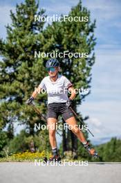 17.08.2024, Font-Romeu, France (FRA): Lou-Anne Dupont Ballet-Baz (FRA) - Biathlon summer training, Font-Romeu (FRA). www.nordicfocus.com. © Authamayou/NordicFocus. Every downloaded picture is fee-liable.