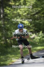 18.06.2024, Correncon-en-Vercors, France (FRA): Oscar Lombardot (FRA) - Biathlon summer training, Correncon-en-Vercors (FRA). www.nordicfocus.com. © Joly/NordicFocus. Every downloaded picture is fee-liable.