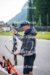 17.07.2024, Martell, Italy (ITA): Jonne Kahkonen (FIN) - Biathlon summer training, Martell (ITA). www.nordicfocus.com. © Barbieri/NordicFocus. Every downloaded picture is fee-liable.