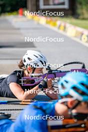 17.08.2024, Font-Romeu, France (FRA): Célia Henaff (FRA) - Biathlon summer training, Font-Romeu (FRA). www.nordicfocus.com. © Authamayou/NordicFocus. Every downloaded picture is fee-liable.