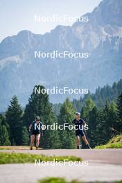 31.07.2024, Lavaze, Italy (ITA): Lea Rothschopf (AUT), Anna Gandler (AUT), (l-r)  - Biathlon summer training, Lavaze (ITA). www.nordicfocus.com. © Barbieri/NordicFocus. Every downloaded picture is fee-liable.