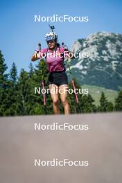 31.07.2024, Lavaze, Italy (ITA): Anna Andexer (AUT) - Biathlon summer training, Lavaze (ITA). www.nordicfocus.com. © Barbieri/NordicFocus. Every downloaded picture is fee-liable.