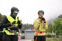 21.05.2024, Lenzerheide, Switzerland (SUI): Lena Haecki-Gross (SUI), Lydia Hiernickel (SUI), (l-r) - Biathlon summer training, Lenzerheide (SUI). www.nordicfocus.com. © Manzoni/NordicFocus. Every downloaded picture is fee-liable.