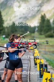 29.08.2024, Bessans, France (FRA): Gilonne Guigonnat (FRA) - Biathlon summer training, Bessans (FRA). www.nordicfocus.com. © Authamayou/NordicFocus. Every downloaded picture is fee-liable.