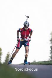 22.10.2024, Lavaze, Italy (ITA): Juni Arnekleiv (NOR) - Biathlon summer training, Lavaze (ITA). www.nordicfocus.com. © Vanzetta/NordicFocus. Every downloaded picture is fee-liable.