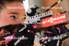 11.06.2024, Premanon, France (FRA): Lou Jeanmonnot (FRA) - Biathlon summer training, Premanon (FRA). www.nordicfocus.com. © Manzoni/NordicFocus. Every downloaded picture is fee-liable.