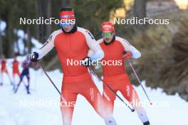 07.11.2024, Davos, Switzerland (SUI): Niklas Hartweg (SUI) - Biathlon training, snowfarming track, Davos (SUI). www.nordicfocus.com. © Manzoni/NordicFocus. Every downloaded picture is fee-liable.