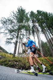 30.09.2024, Lavaze, Italy (ITA): Linda Zingerle (ITA), Rebecca Passler (ITA), (l-r) - Biathlon summer training, Lavaze (ITA). www.nordicfocus.com. © Barbieri/NordicFocus. Every downloaded picture is fee-liable.