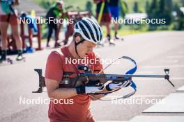 27.06.2024, Lavaze, Italy (ITA): Vetle Sjaastad Christiansen (NOR) - Biathlon summer training, Lavaze (ITA). www.nordicfocus.com. © Barbieri/NordicFocus. Every downloaded picture is fee-liable.