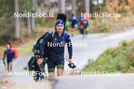 11.10.2024, Ramsau am Dachstein, Austria (AUT): Taras Lesiuk (UKR) - Biathlon summer training, Dachsteinglacier, Ramsau am Dachstein (AUT). www.nordicfocus.com. © Manzoni/NordicFocus. Every downloaded picture is fee-liable.