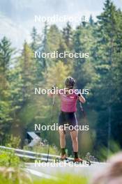 06.08.2024, Lavaze, Italy (ITA): Kristina Oberthaler (AUT) - Biathlon summer training, Lavaze (ITA). www.nordicfocus.com. © Barbieri/NordicFocus. Every downloaded picture is fee-liable.