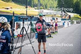 17.07.2024, Martell, Italy (ITA): Jonne Kahkonen (FIN) - Biathlon summer training, Martell (ITA). www.nordicfocus.com. © Barbieri/NordicFocus. Every downloaded picture is fee-liable.