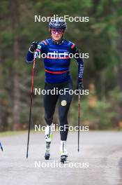 11.10.2024, Ramsau am Dachstein, Austria (AUT): Lou Jeanmonnot (FRA) - Biathlon summer training, Dachsteinglacier, Ramsau am Dachstein (AUT). www.nordicfocus.com. © Manzoni/NordicFocus. Every downloaded picture is fee-liable.