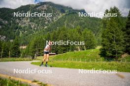 17.07.2024, Martell, Italy (ITA): Lisa Vittozzi (ITA) - Biathlon summer training, Martell (ITA). www.nordicfocus.com. © Barbieri/NordicFocus. Every downloaded picture is fee-liable.