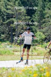 17.08.2024, Font-Romeu, France (FRA): Antonin Guy (FRA) - Biathlon summer training, Font-Romeu (FRA). www.nordicfocus.com. © Authamayou/NordicFocus. Every downloaded picture is fee-liable.