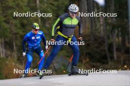 11.10.2024, Ramsau am Dachstein, Austria (AUT): Gerhard Urain (AUT), Fischer - Biathlon summer training, Dachsteinglacier, Ramsau am Dachstein (AUT). www.nordicfocus.com. © Manzoni/NordicFocus. Every downloaded picture is fee-liable.