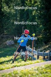 29.09.2024, Lavaze, Italy (ITA): Lisa Vittozzi (ITA) - Biathlon summer training, Lavaze (ITA). www.nordicfocus.com. © Barbieri/NordicFocus. Every downloaded picture is fee-liable.