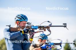 05.09.2024, Font-Romeu, France (FRA): Sebastian Samuelsson (SWE) - Biathlon summer training, Font-Romeu (FRA). www.nordicfocus.com. © Authamayou/NordicFocus. Every downloaded picture is fee-liable.