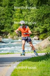 17.07.2024, Martell, Italy (ITA): Mirco Romanin (ITA) - Biathlon summer training, Martell (ITA). www.nordicfocus.com. © Barbieri/NordicFocus. Every downloaded picture is fee-liable.