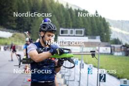 27.08.2024, Martell, Italy (ITA): Braunhofer Patrick (ITA) - Biathlon summer training, Martell (ITA). www.nordicfocus.com. © Vanzetta/NordicFocus. Every downloaded picture is fee-liable.