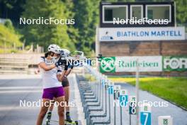 17.07.2024, Martell, Italy (ITA): Rebecca Passler (ITA) - Biathlon summer training, Martell (ITA). www.nordicfocus.com. © Barbieri/NordicFocus. Every downloaded picture is fee-liable.