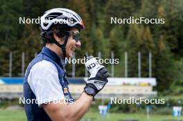 26.08.2024, Martell, Italy (ITA): Tommaso Giacomel (ITA) - Biathlon summer training, Martell (ITA). www.nordicfocus.com. © Vanzetta/NordicFocus. Every downloaded picture is fee-liable.