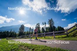 06.08.2024, Lavaze, Italy (ITA): Dunja Zdouc (AUT) - Biathlon summer training, Lavaze (ITA). www.nordicfocus.com. © Barbieri/NordicFocus. Every downloaded picture is fee-liable.