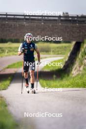 19.06.2024, Lavaze, Italy (ITA): Tommaso Giacomel (ITA) - Biathlon summer training, Lavaze (ITA). www.nordicfocus.com. © Vanzetta/NordicFocus. Every downloaded picture is fee-liable.